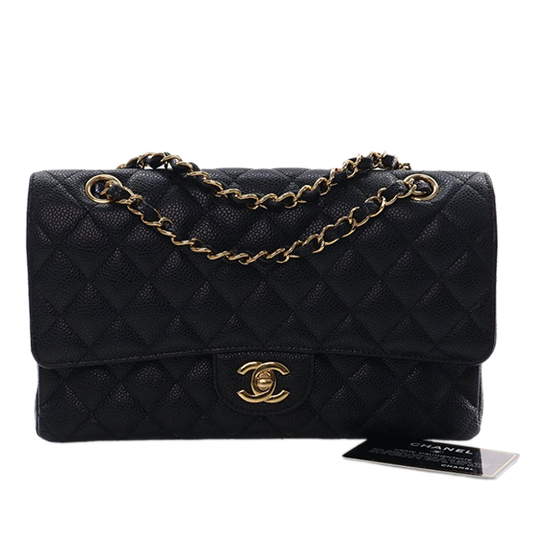 Chanel Medium Classic Caviar Double rabat