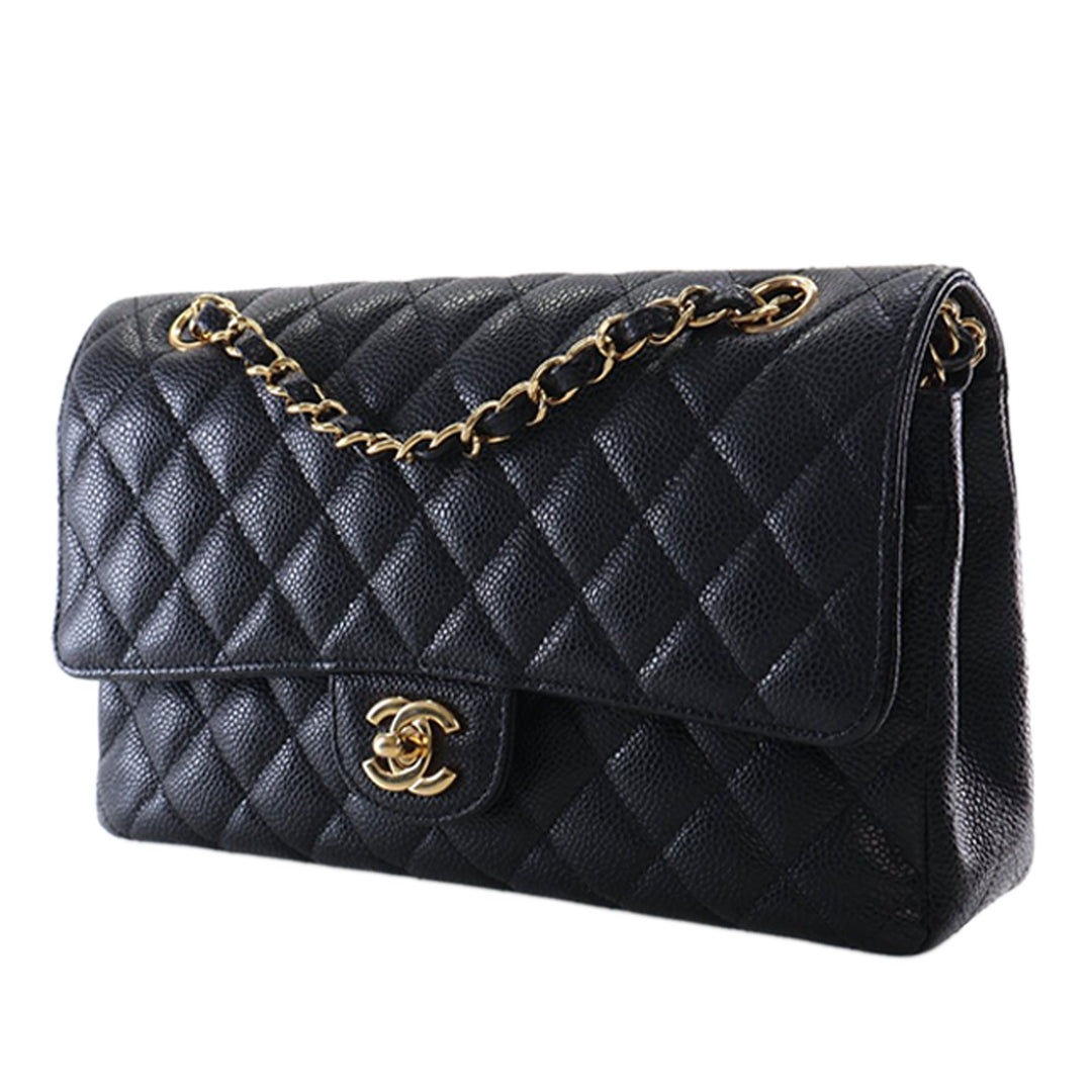 Chanel Medium Classic Caviar Double rabat