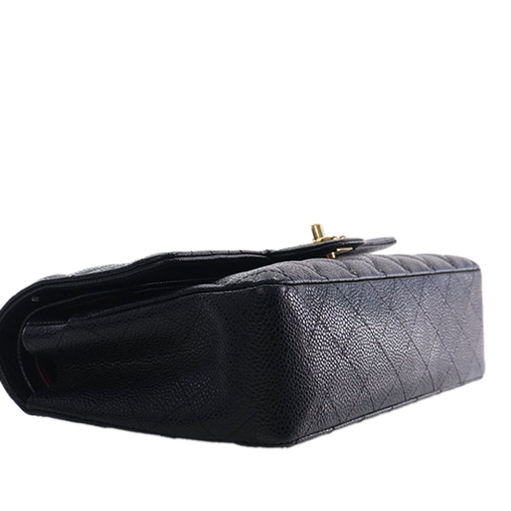 Chanel Medium Classic Caviar Double rabat