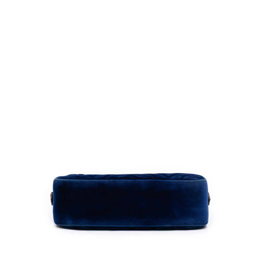 Gucci Sac bandoulière GG Marmont Matelasse Petit Bleu – vue 3 – GABY PARIS