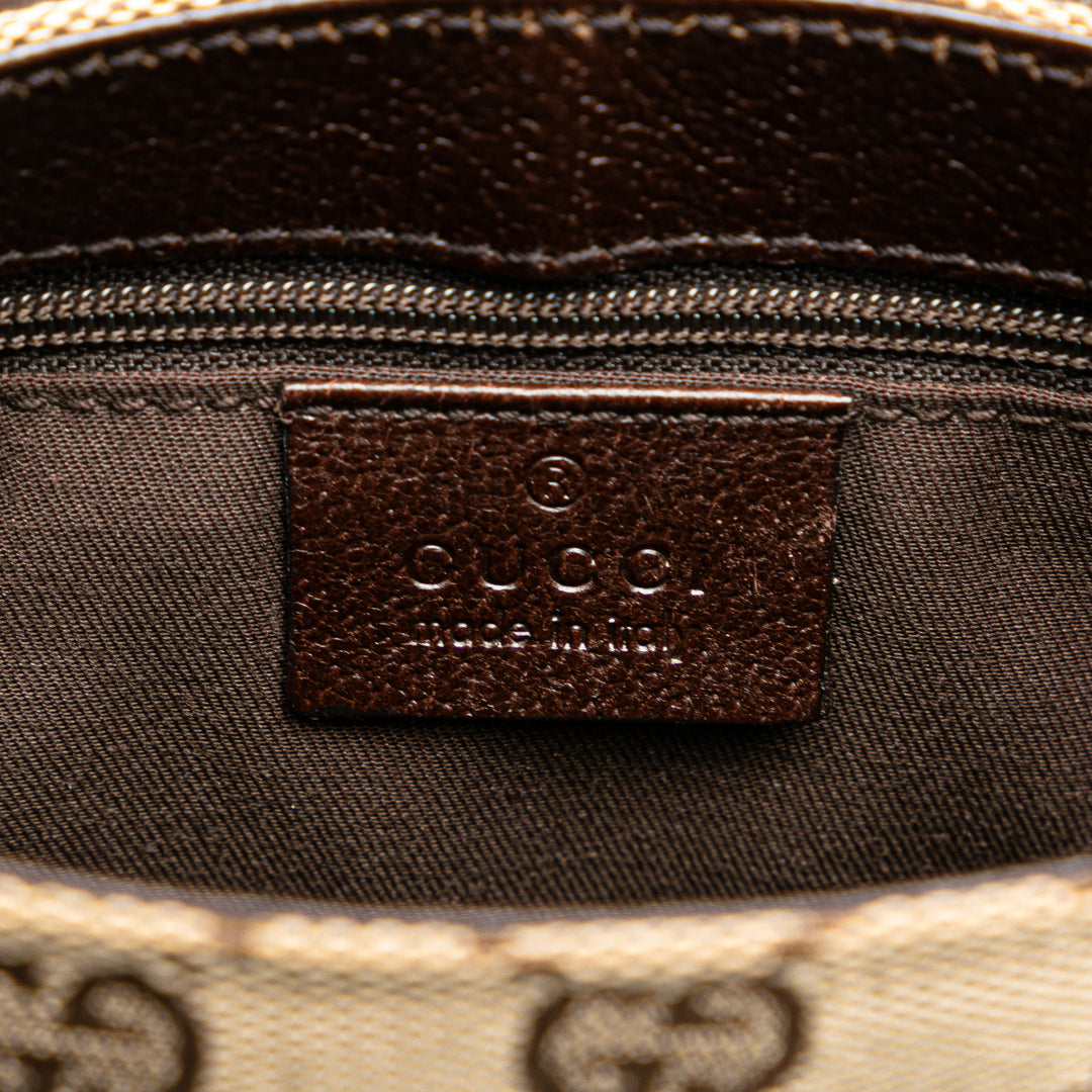 Gucci GG Canvas Belt Bag Brown - GABY PARIS