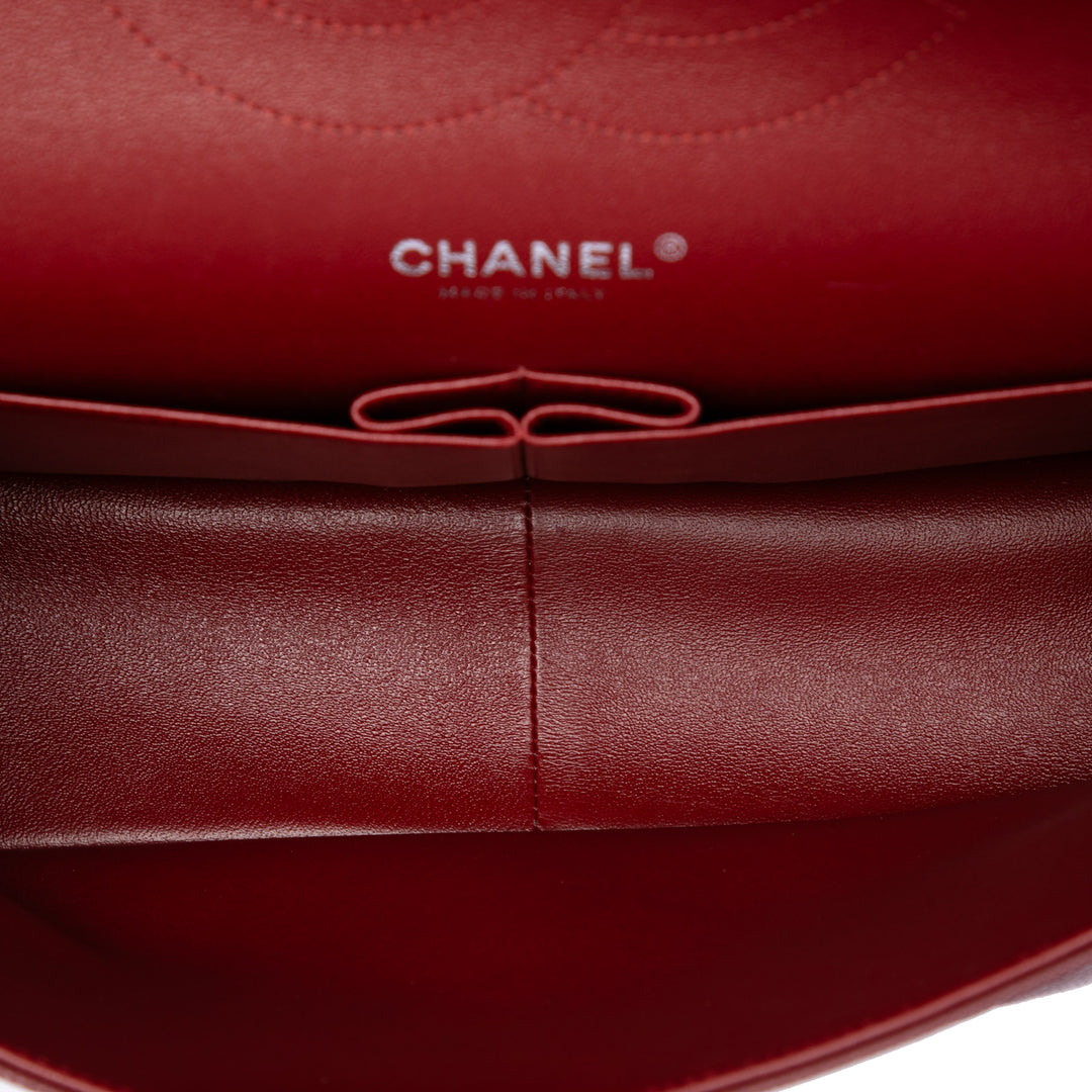 Chanel Classic Double rabat Jumbo Cuir caviar