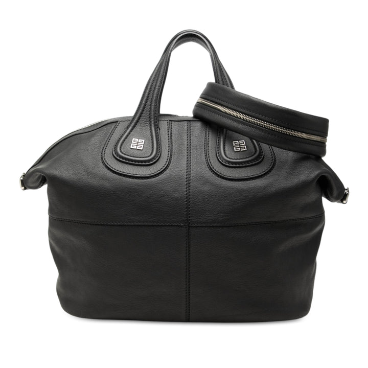 Nightingale Sac Moyen Cuir de veau Noir