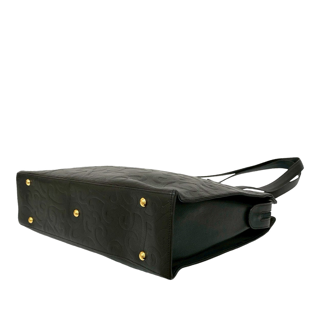 Saint Laurent Arabesque embossé Cuir Cabas