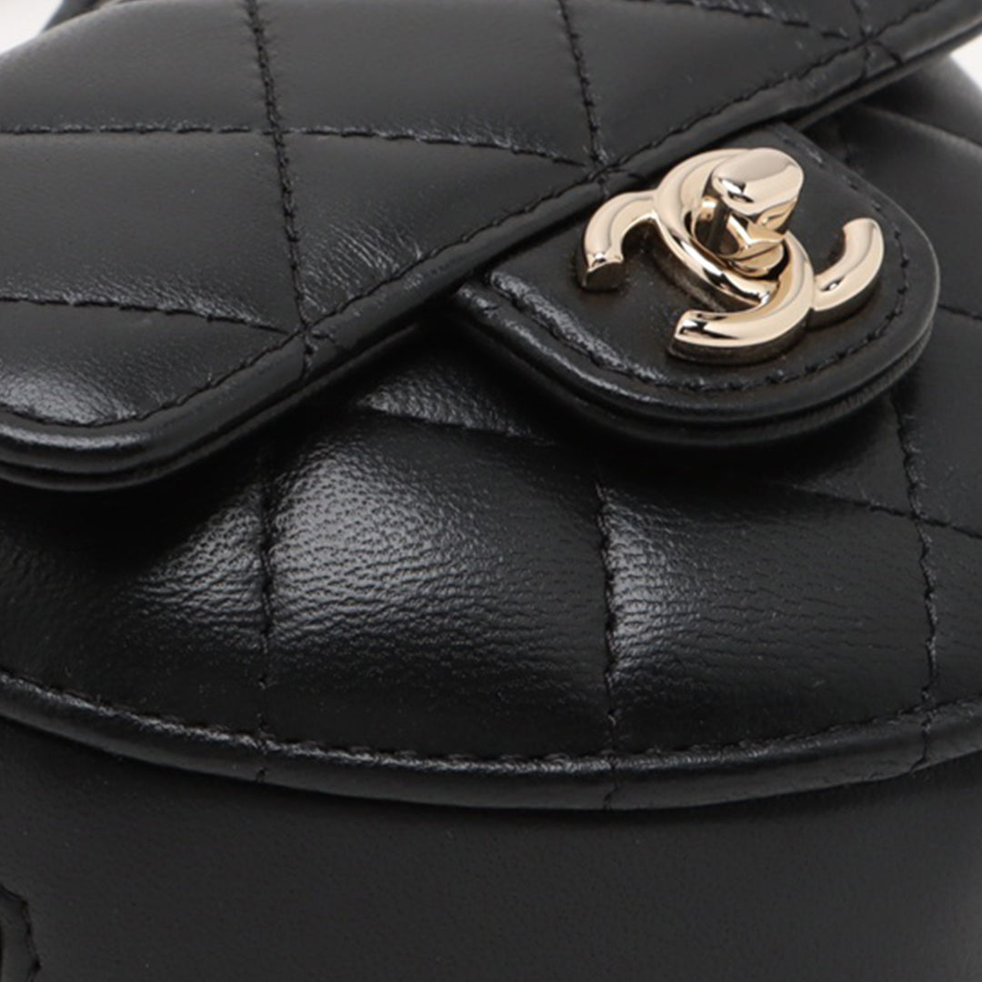 Chanel Mini Cuir d’agneau CC in Love Heart Sac ceinture
