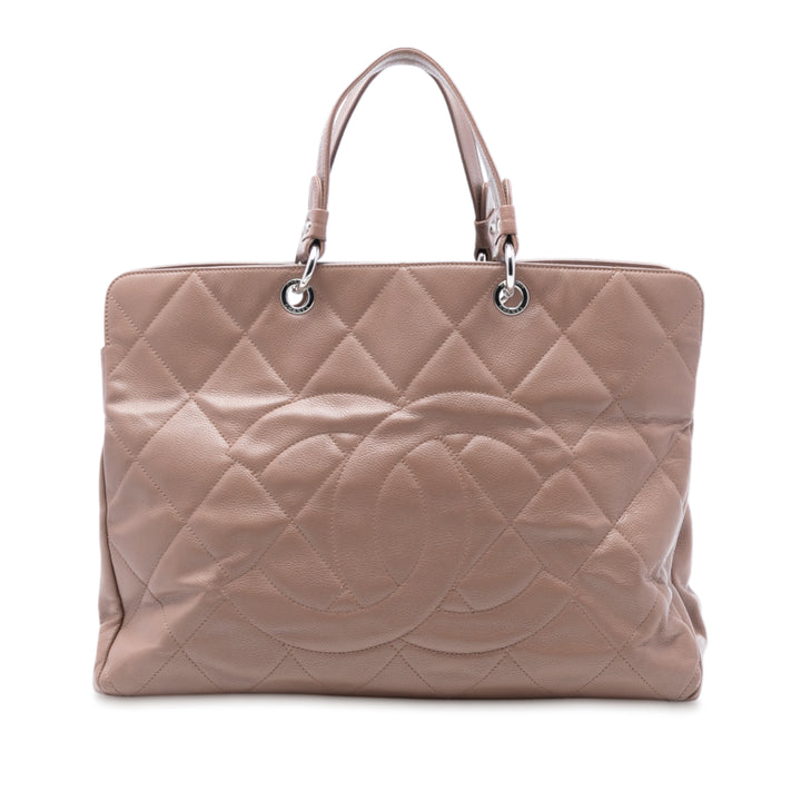 Chanel CC Matelassé Caviar Timeless Cabas