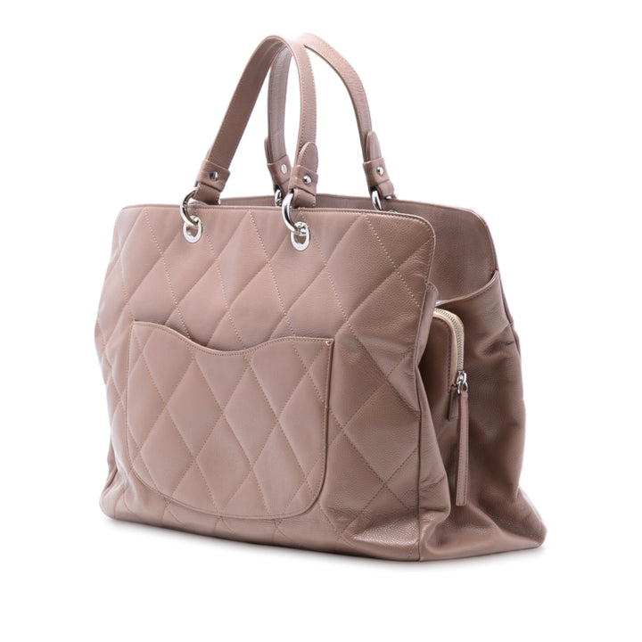 Chanel CC Matelassé Caviar Timeless Cabas