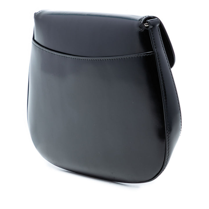 Prada Spazzolato Cuir Cleo à rabat Sac bandoulière