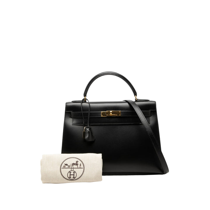Box Veau Kelly Sellier 32 Box Noir