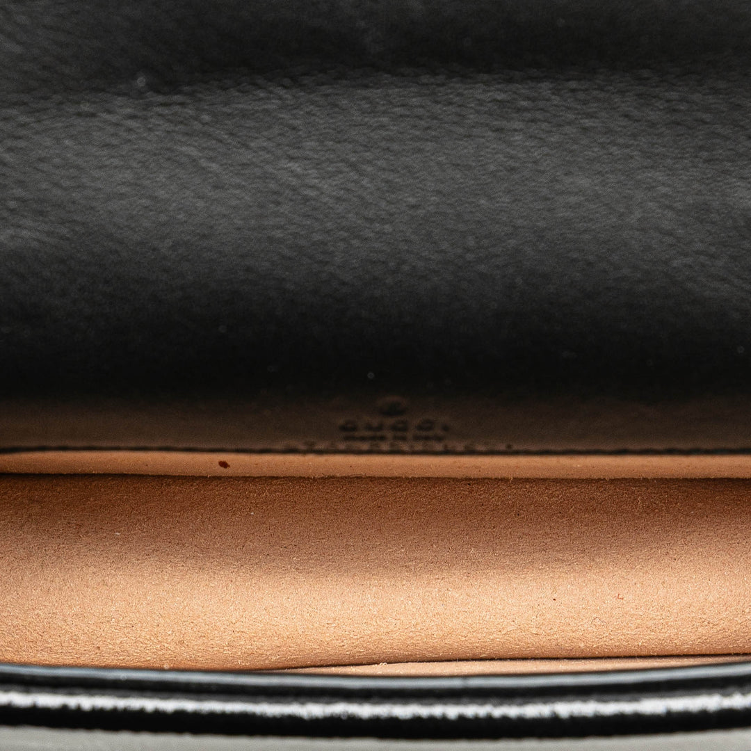 Super Mini GG Velvet Dionysus Crossbody Black - Gaby Paris