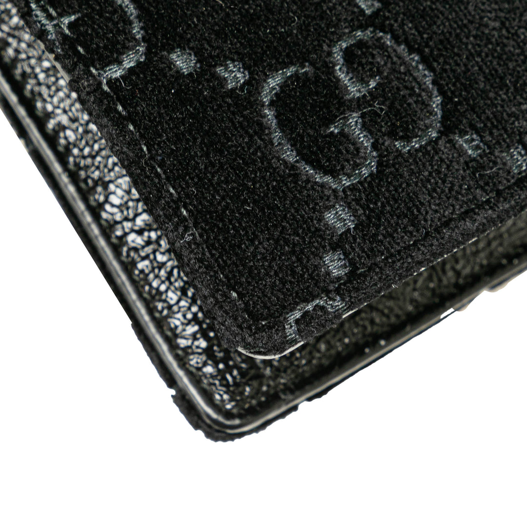 Super Mini GG Velvet Dionysus Crossbody Black - Gaby Paris