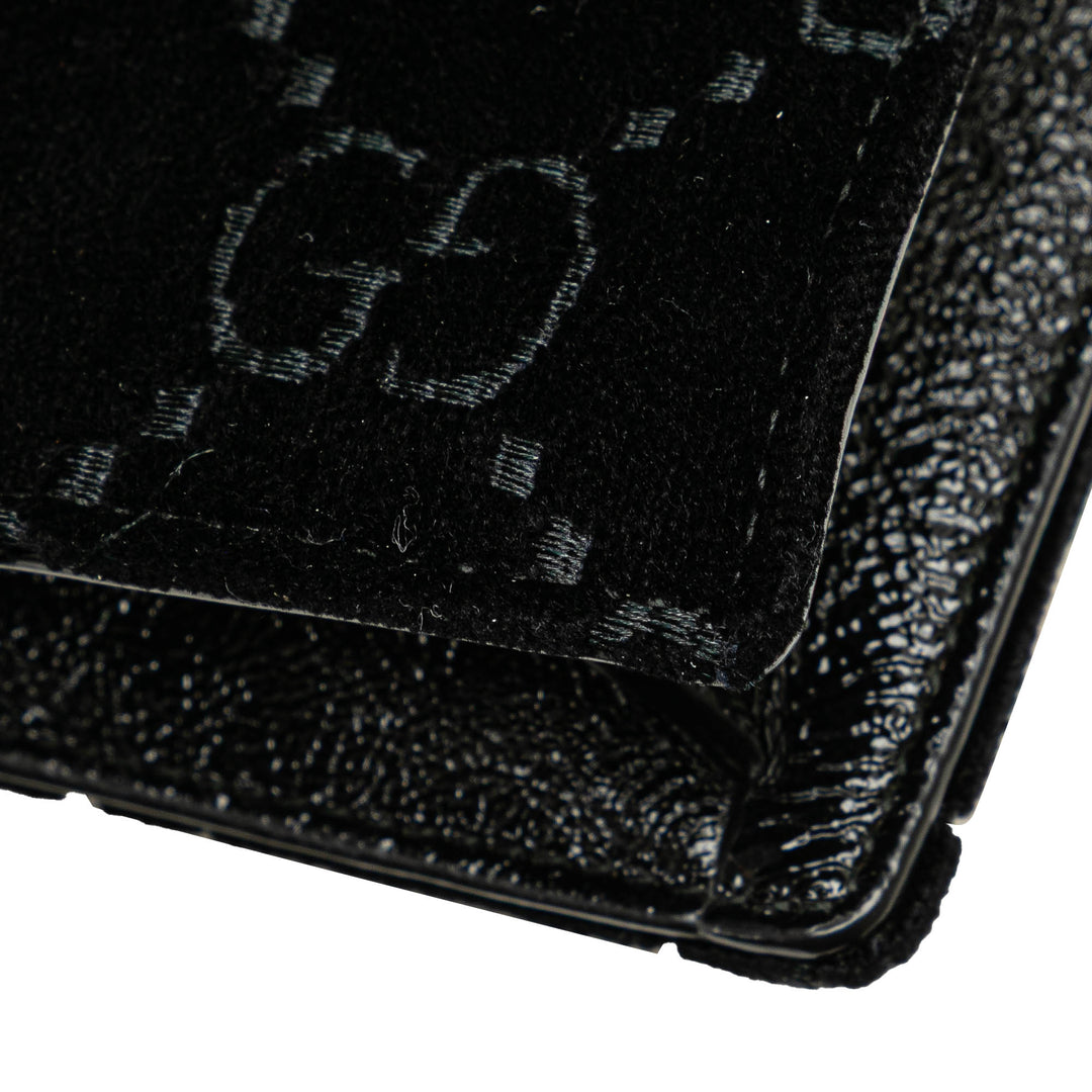 Super Mini GG Velvet Dionysus Crossbody Black - Gaby Paris
