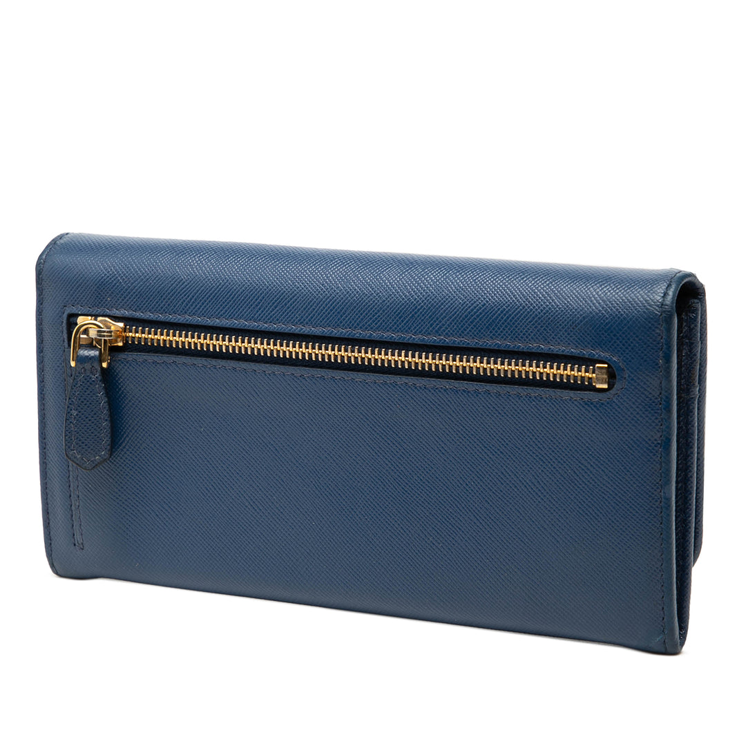 Prada Saffiano Lux Continental Portefeuille
