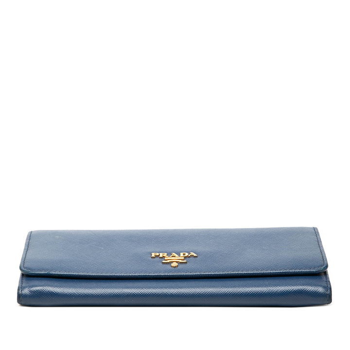 Prada Saffiano Lux Continental Portefeuille