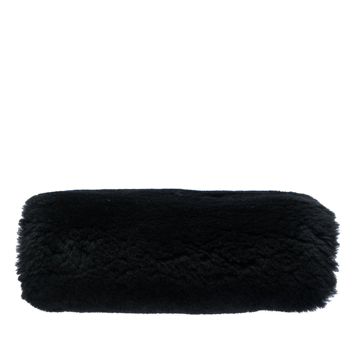 Chanel CC Shearling Muff Sac Matière naturelle