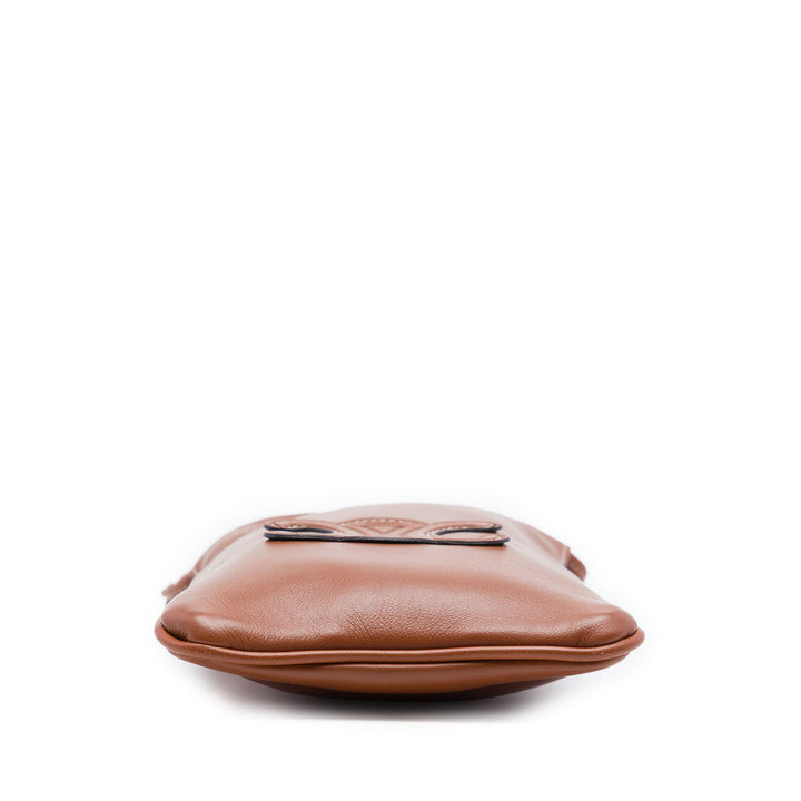 Celine Smooth Cuir de veau Cuir Triomphe Drawstring Phone Holder Sac porté croisé