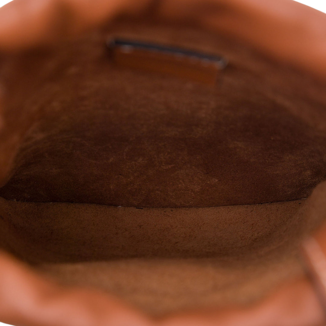 Celine Smooth Cuir de veau Cuir Triomphe Drawstring Phone Holder Sac porté croisé
