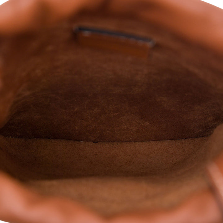 Celine Smooth Cuir de veau Cuir Triomphe Drawstring Phone Holder Sac porté croisé