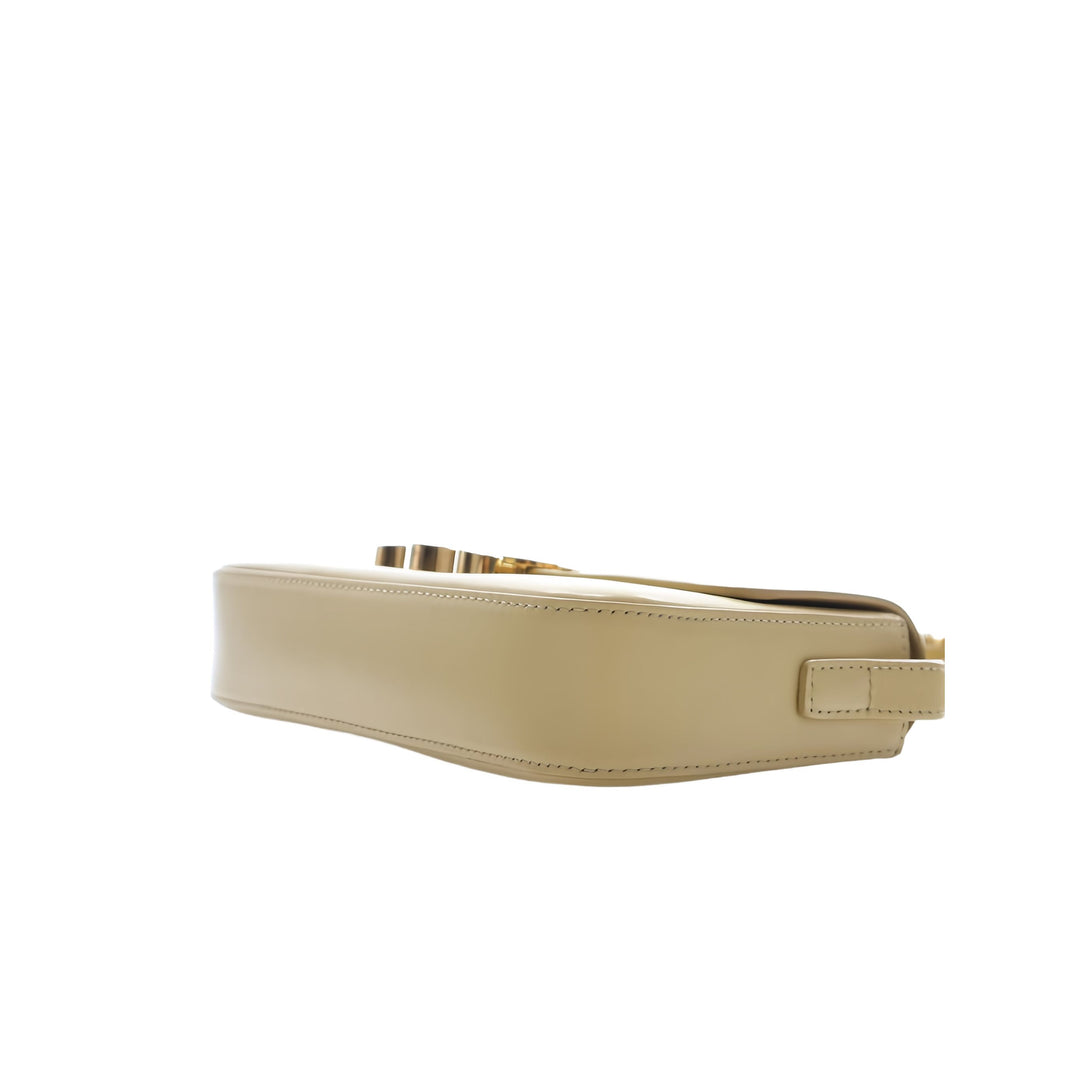 Celine Sac porté épaule brillant Triomphe Claude Cuir de veau Jaune – vue 14 – GABY PARIS