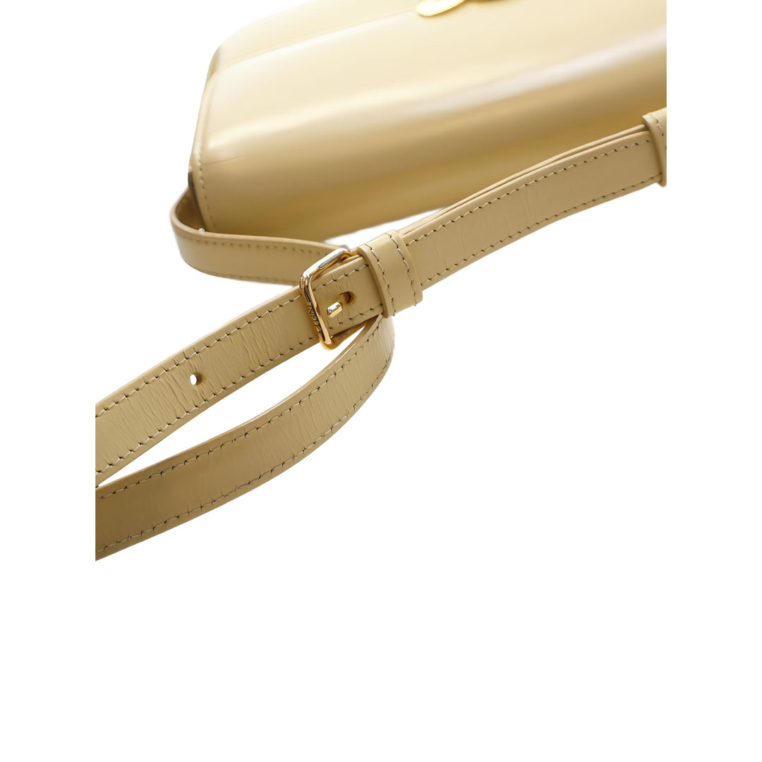 Celine Sac porté épaule brillant Triomphe Claude Cuir de veau Jaune – vue 6 – GABY PARIS