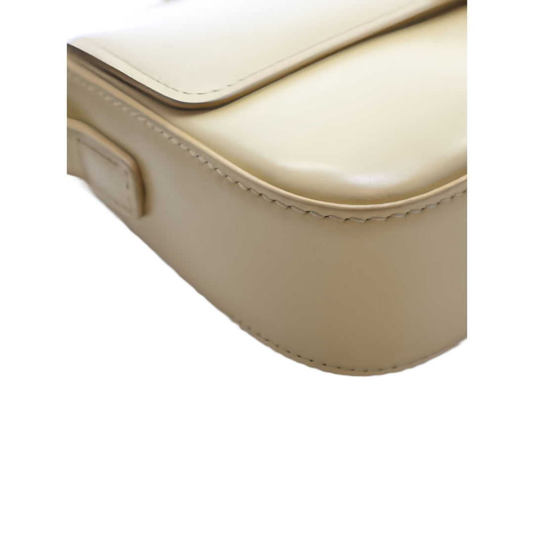Celine Sac porté épaule brillant Triomphe Claude Cuir de veau Jaune – vue 8 – GABY PARIS