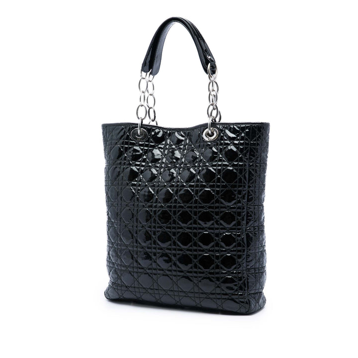 Dior Cabas Cannage Lady Dior Souple Noir – vue 2 – GABY PARIS