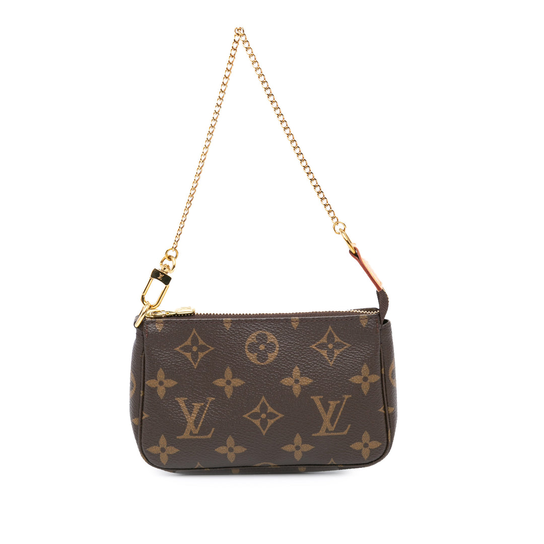 Monogram Mini Pochette Accessoires Brown - Gaby Paris