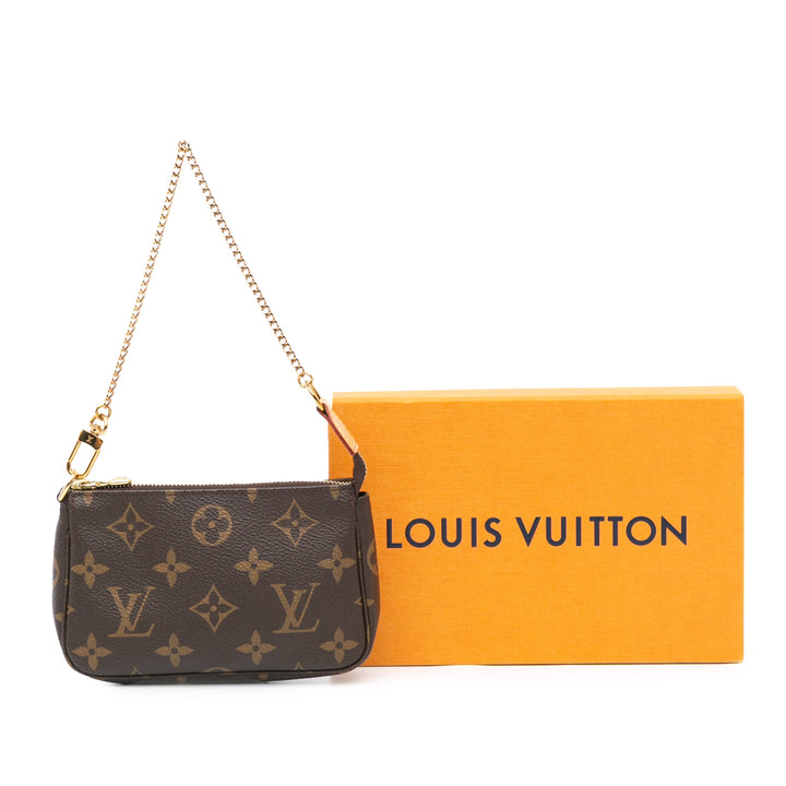 Monogram Mini Pochette Accessoires Brown - Gaby Paris