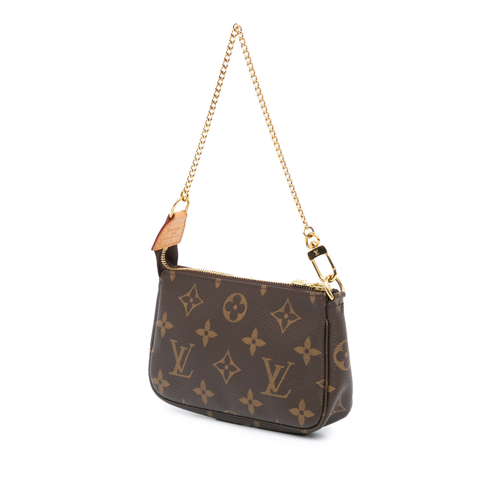 Monogram Mini Pochette Accessoires Brown - Gaby Paris