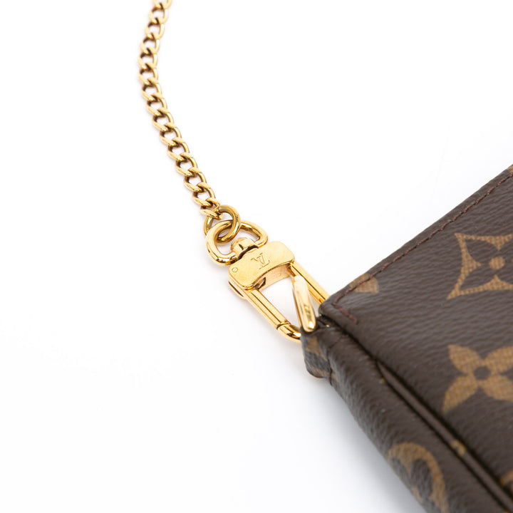 Monogram Mini Pochette Accessoires Brown - Gaby Paris