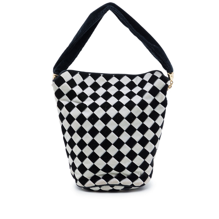 Bottega Veneta Bicolore Intrecciato Sac seau Velours