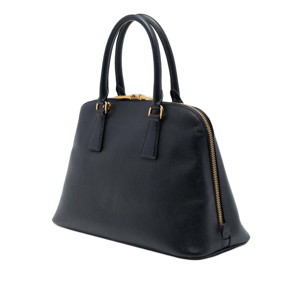 Prada Sac à main Lux Promenade Saffiano Moyen Noir – vue 2 – GABY PARIS