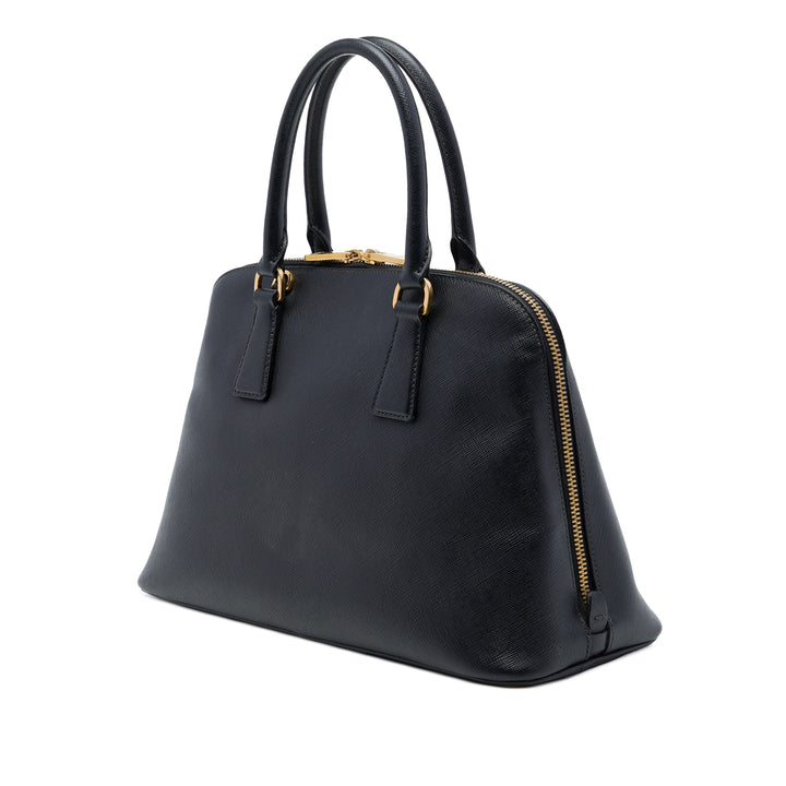 Prada Sac à main Lux Promenade Saffiano Moyen Noir – vue 2 – GABY PARIS