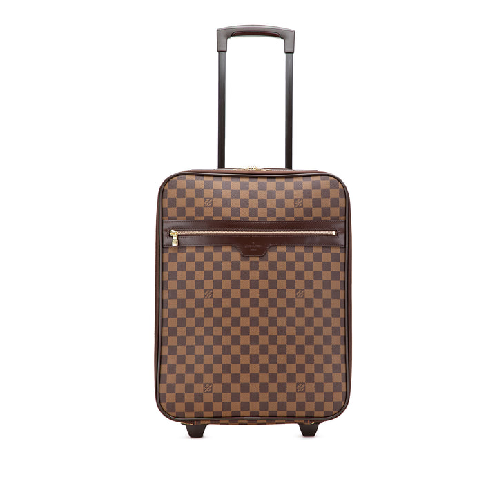 Louis Vuitton Damier Ebene Pegase 45 Marron – GABY PARIS Authentique