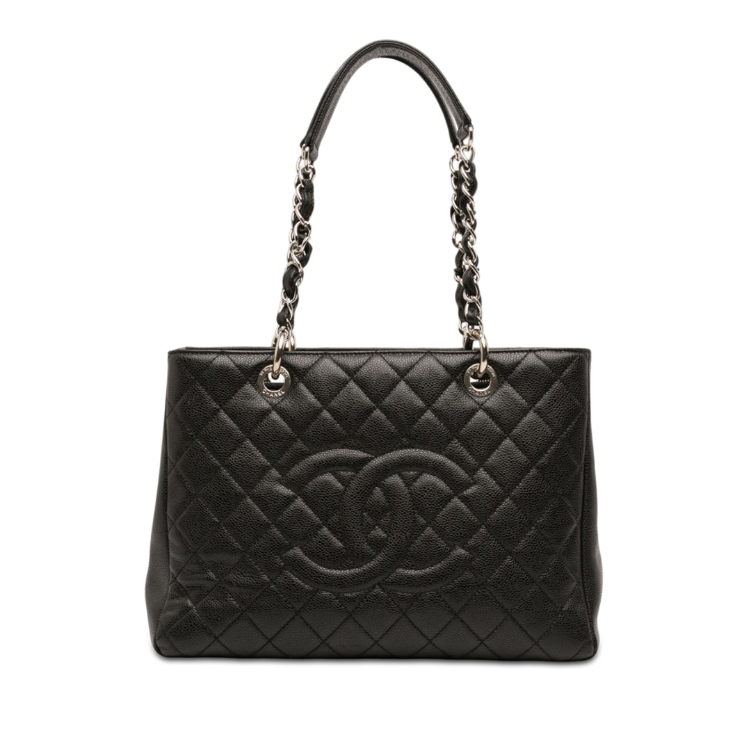 Chanel Cabas Cuir caviar Noir – vue principale – GABY PARIS