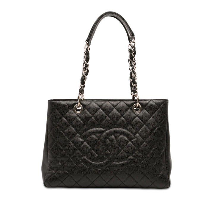 Chanel Cabas Cuir caviar Noir – vue principale – GABY PARIS