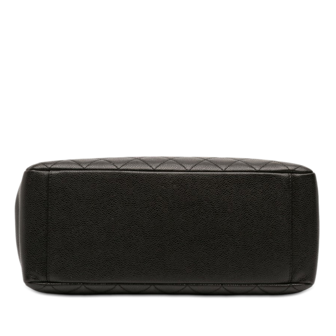 Chanel Cabas Cuir caviar Noir – vue 3 – GABY PARIS