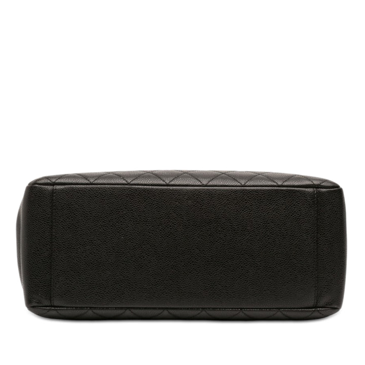 Chanel Cabas Cuir caviar Noir – vue 3 – GABY PARIS
