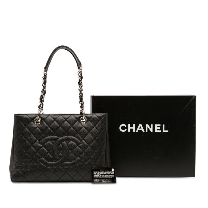 Chanel Cabas Cuir caviar Noir – vue 7 – GABY PARIS