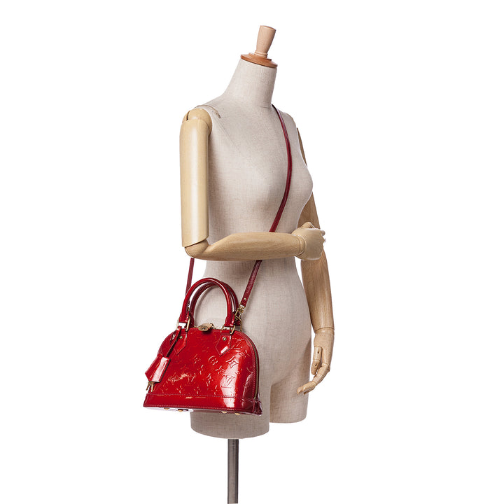 Monogram Vernis Alma BB Red - Gaby Paris