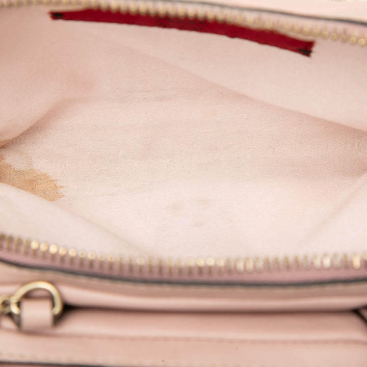 Valentino Cuir Rockstud Double Zip Sac porté croisé