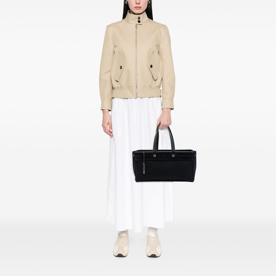 Hermès Vache Hunter Herbag Cabas MM Noir