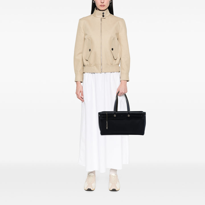 Hermès Vache Hunter Herbag Cabas MM Noir