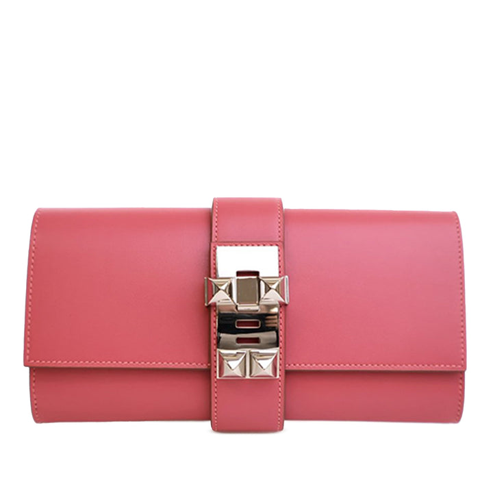 Hermès Tadelakt Medor Pochette 23 Rose