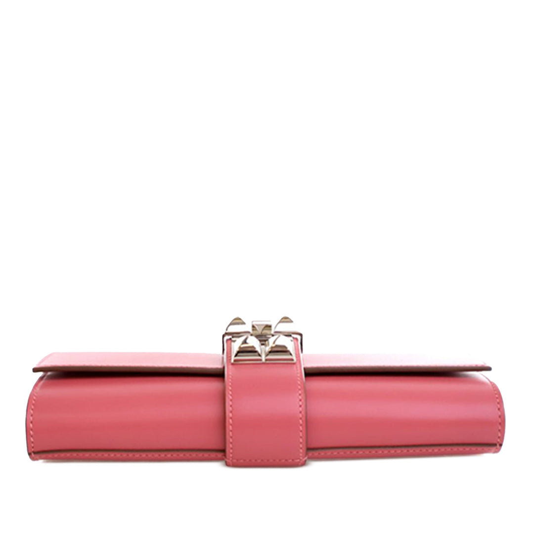 Hermès Tadelakt Medor Pochette 23 Rose