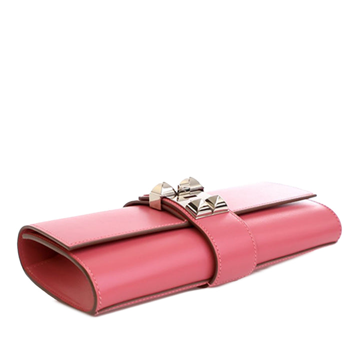 Hermès Tadelakt Medor Pochette 23 Rose