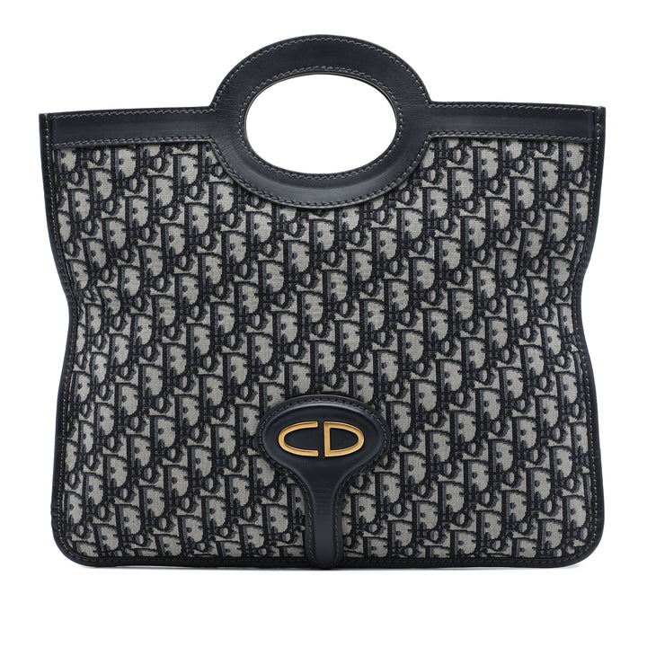 Fold Over Pochette Oblique Bleu