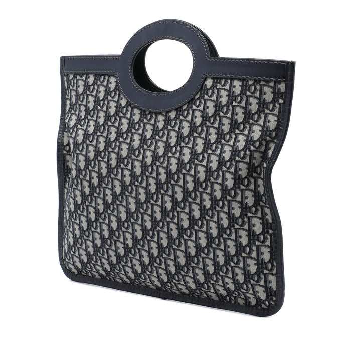 Fold Over Pochette Oblique Bleu