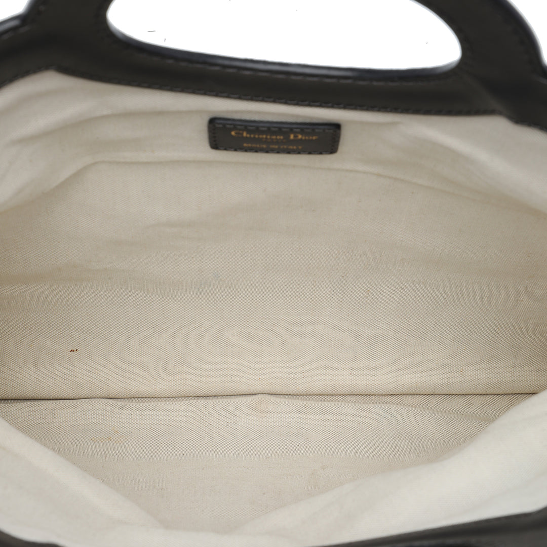 Fold Over Pochette Oblique Bleu