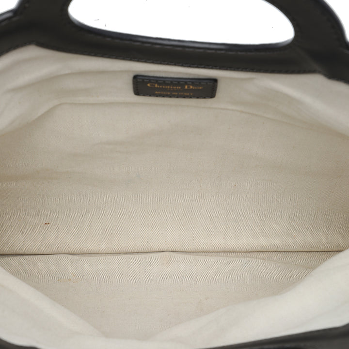 Fold Over Pochette Oblique Bleu